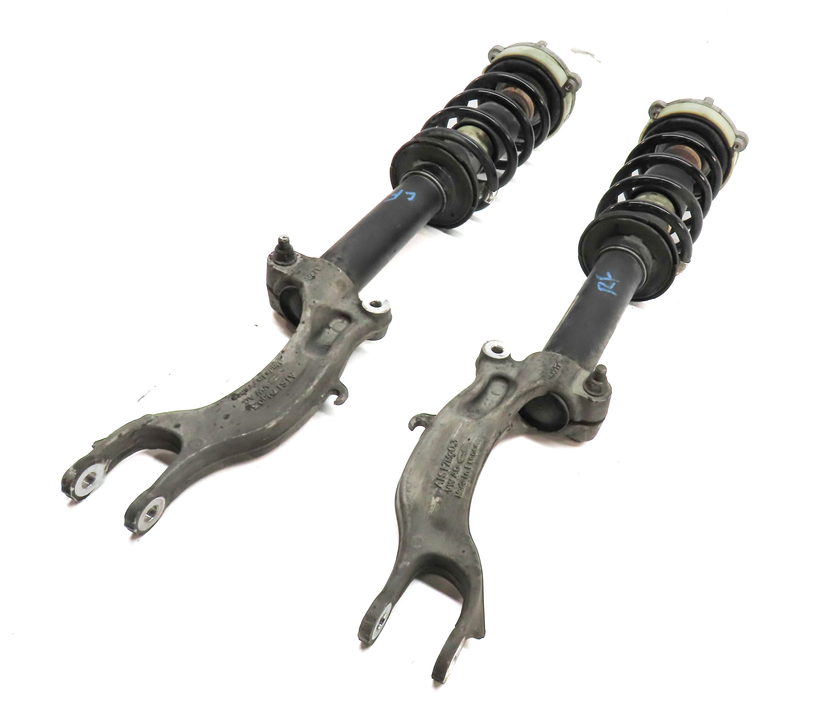 2017-2019 AUDI A4 (B9 8W) FRONT LEFT & RIGHT STANDARD SUSPENSION SHOCK STRUT SET — exact item pictured